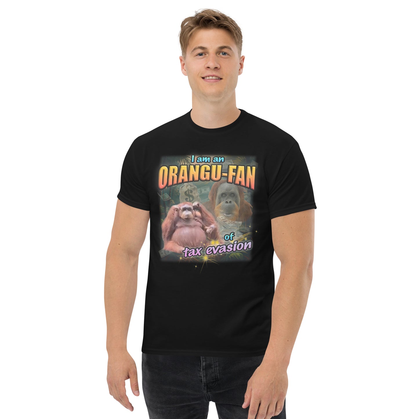 "Orange-fan of Tax Evasion" Unisex T-Shirt